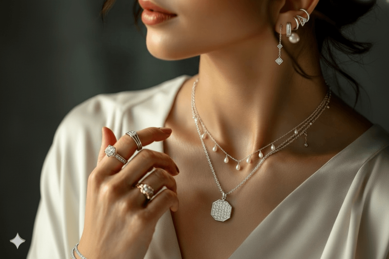 Silver 925 Earrings & Bracelets